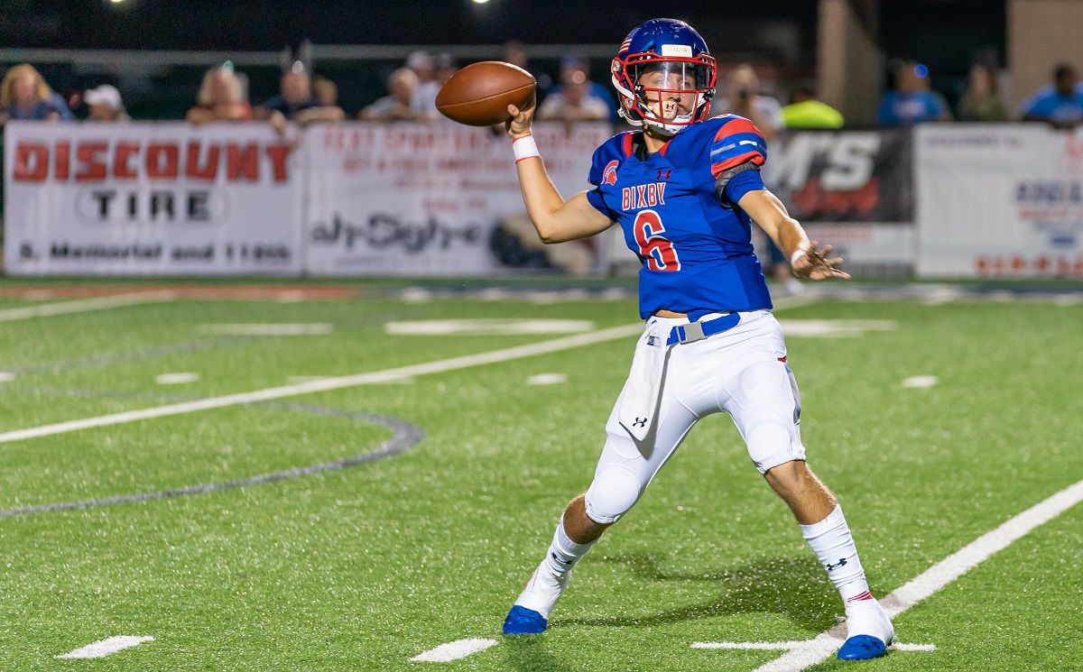 4. Bixby junior quarterback Mason Williams